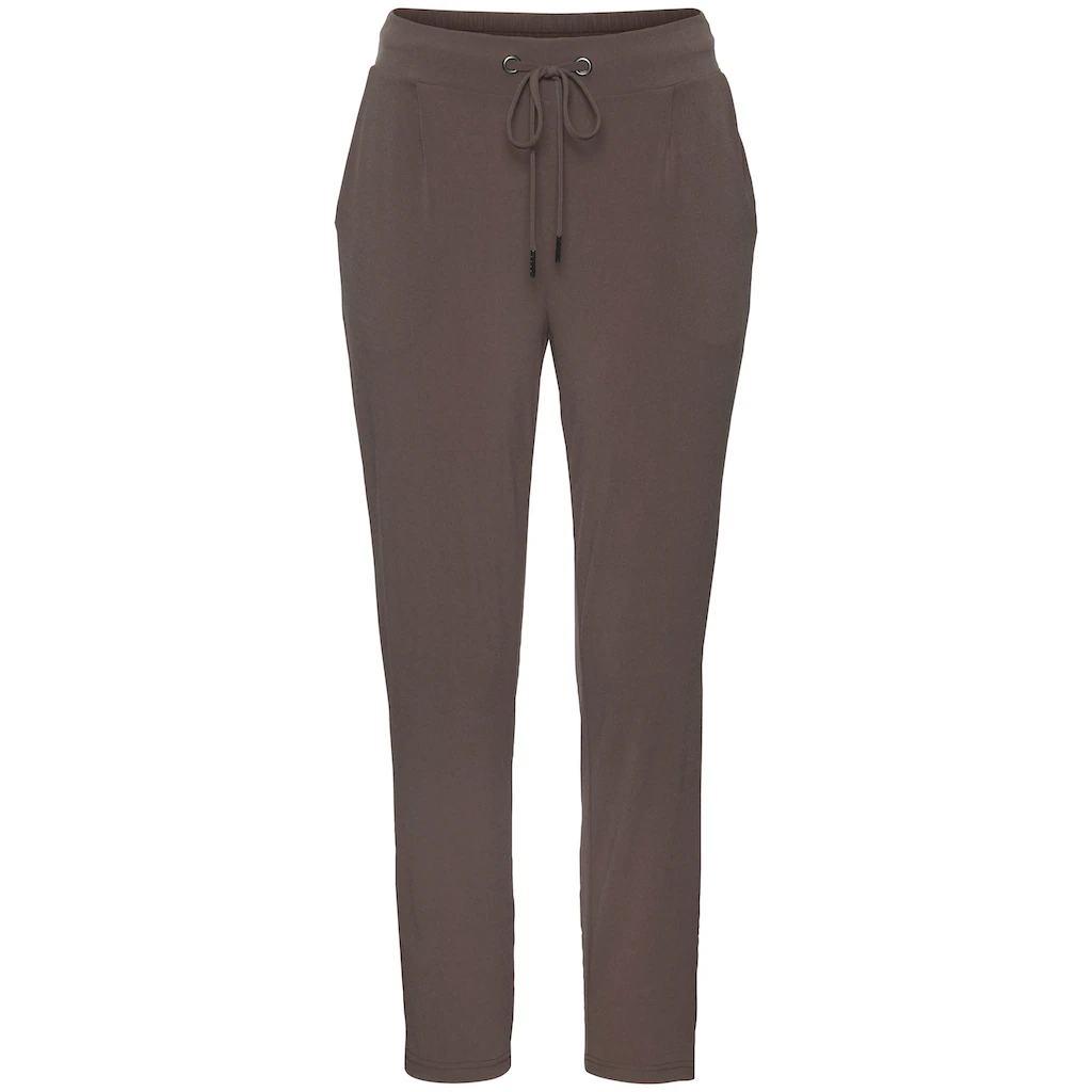 LASCANA Schlupfhose aus glatter Jerseyqualität leichte Sommerhose mit Taschen bügelfrei Speichern exportieren