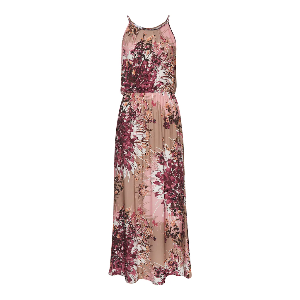 LASCANA Maxikleid mit Alloverdruck luftiges Sommerkleid Strandkleid Rabatte dieses Monats