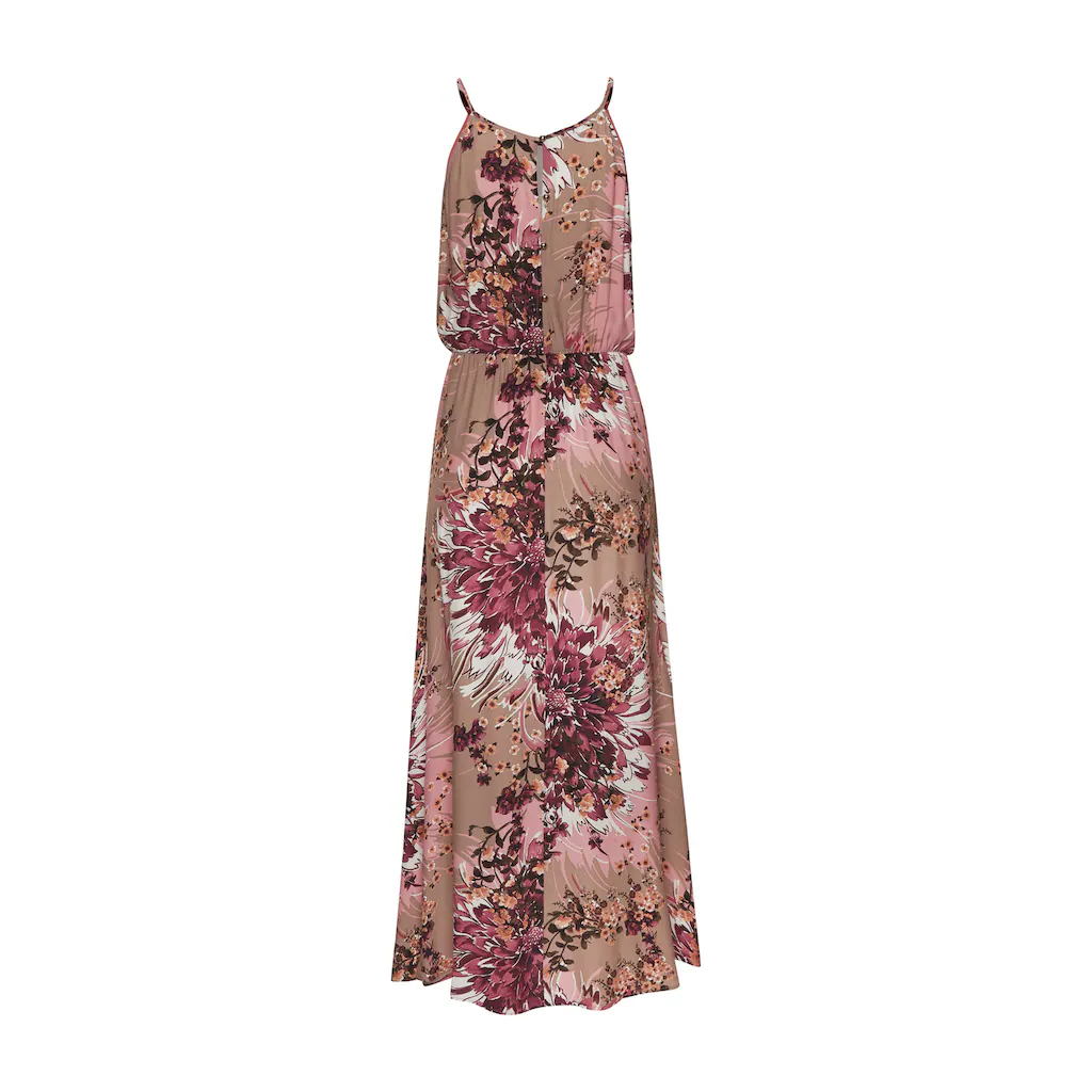 LASCANA Maxikleid mit Alloverdruck luftiges Sommerkleid Strandkleid Rabatte dieses Monats