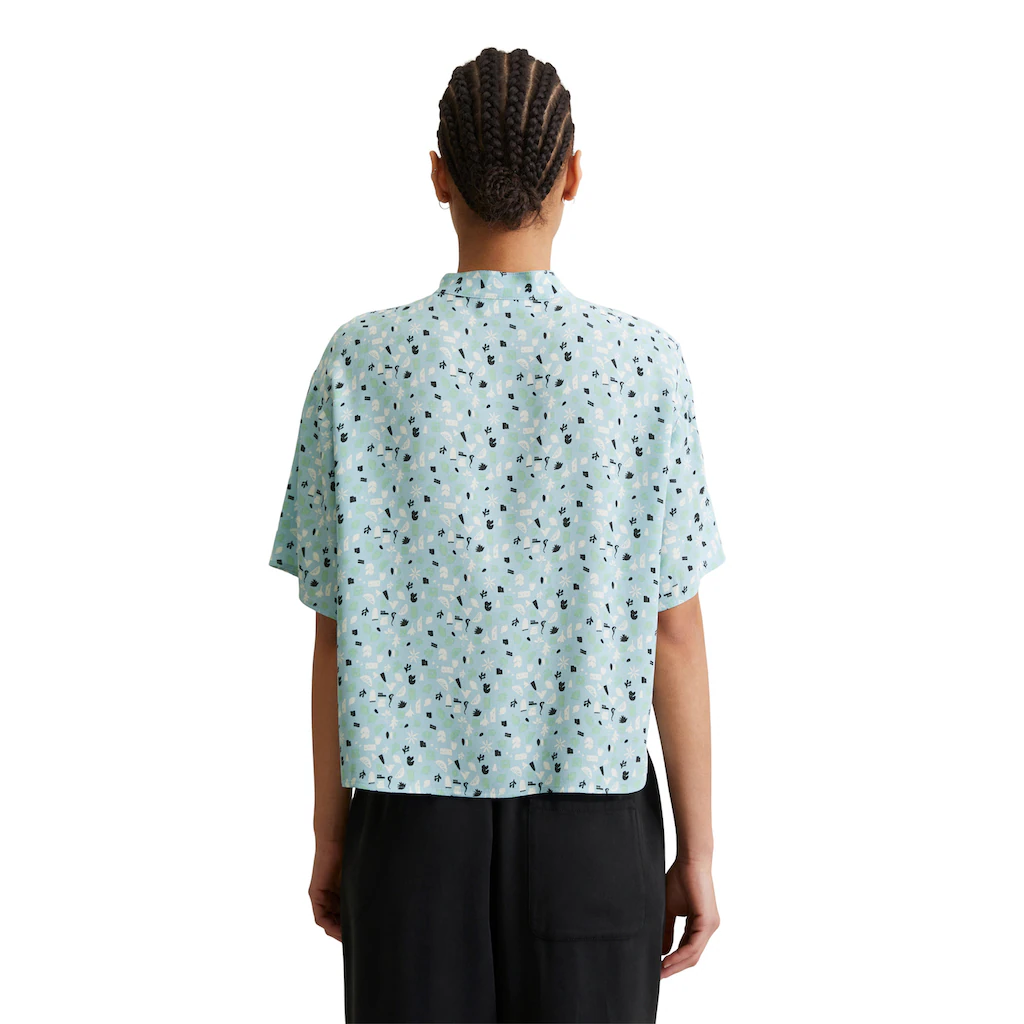 Marc O'Polo DENIM Kurzarmbluse »aus LENZING™ ECOVERO™« Outlet