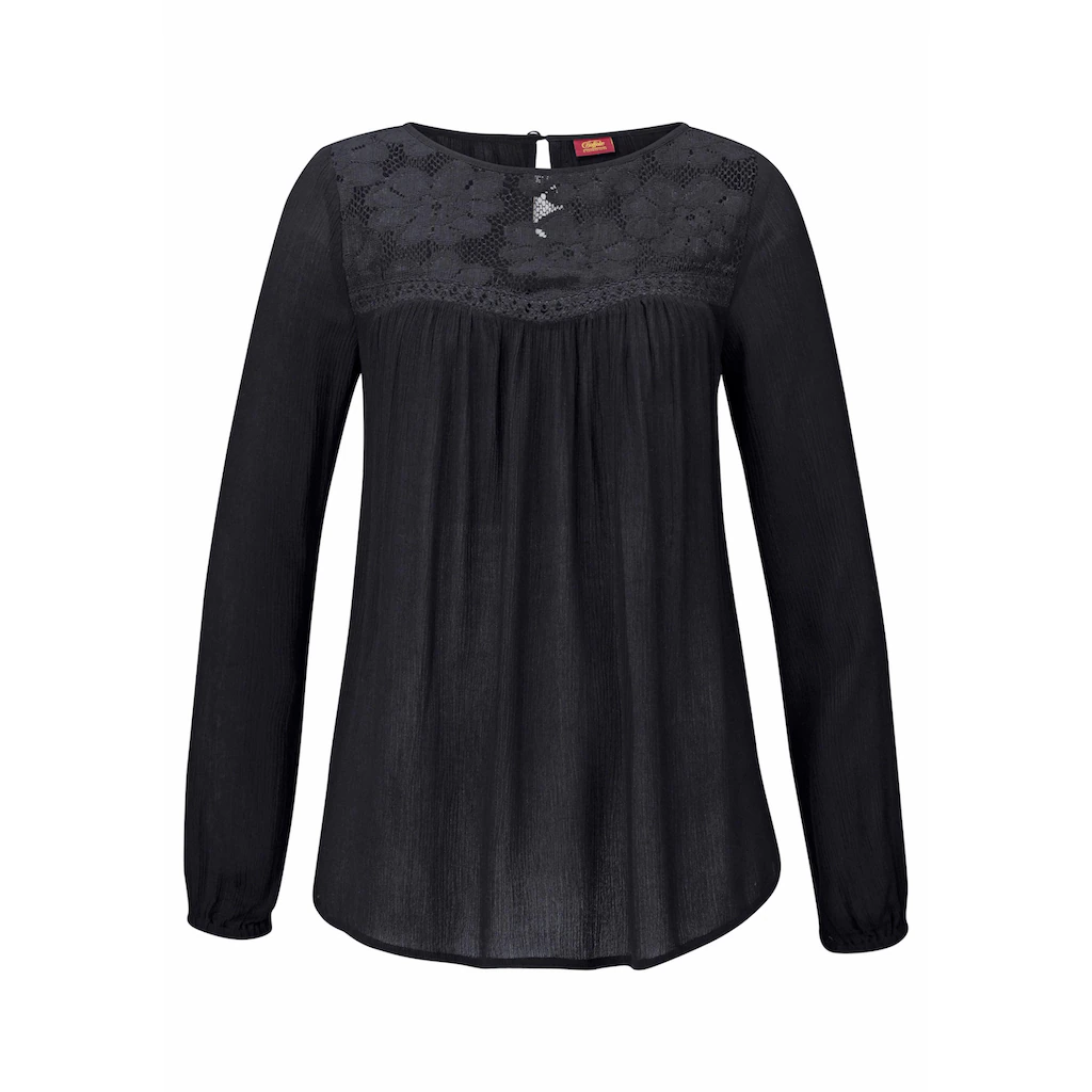 Buffalo Spitzenbluse aus gewebter Viskose sommerlich Boho-Style Angebote