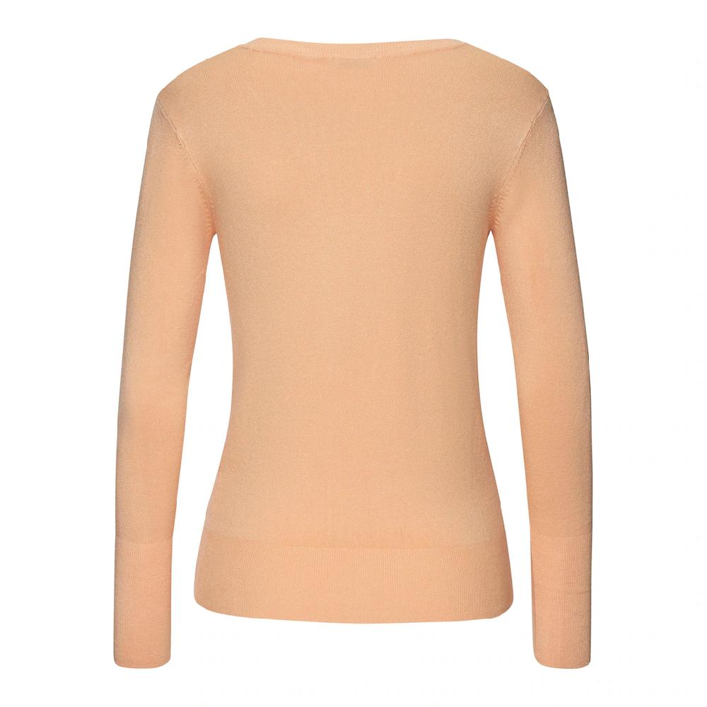 Vivance V-Ausschnitt-Pullover in taillierter Form weicher Strickpullover Basic klassisch Kostenloser Versand