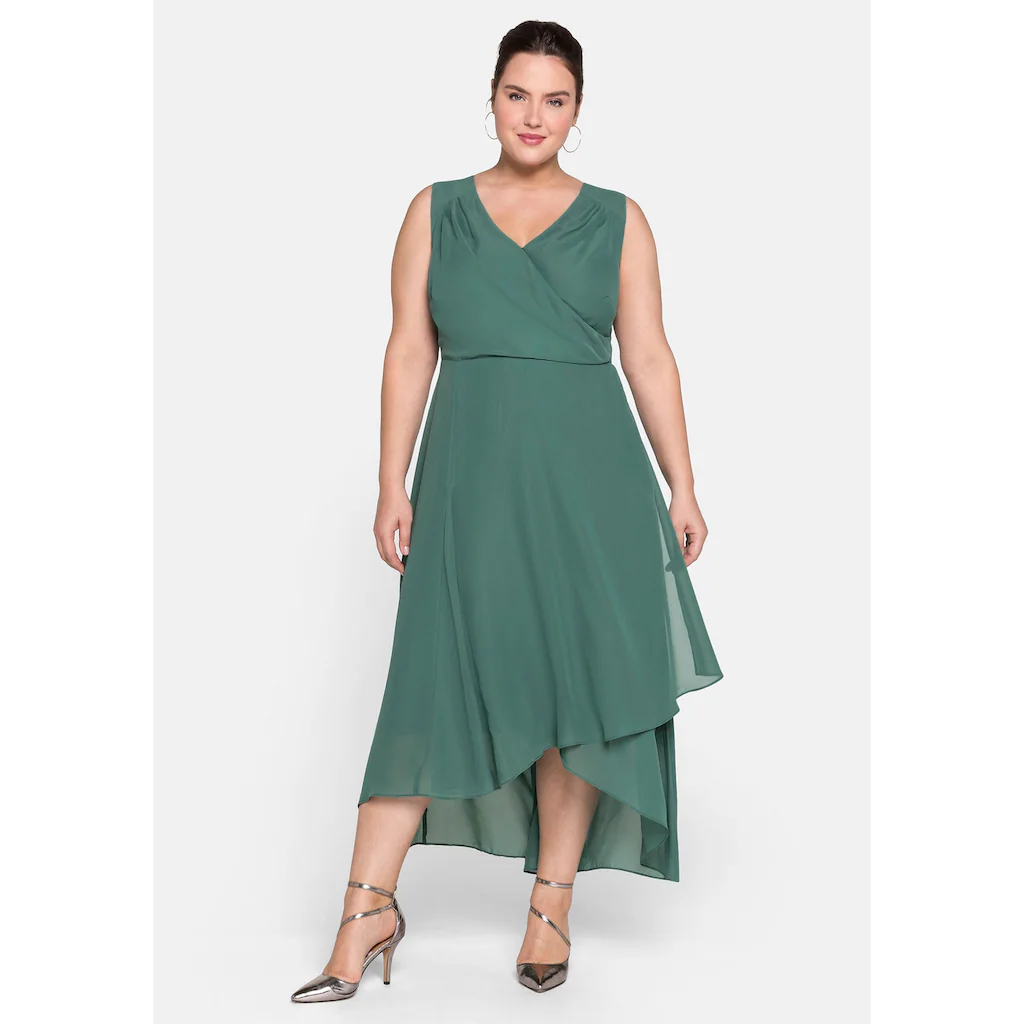 Sheego Abendkleid »Große Größen« in Wickeloptik Fabrik Onlineshop