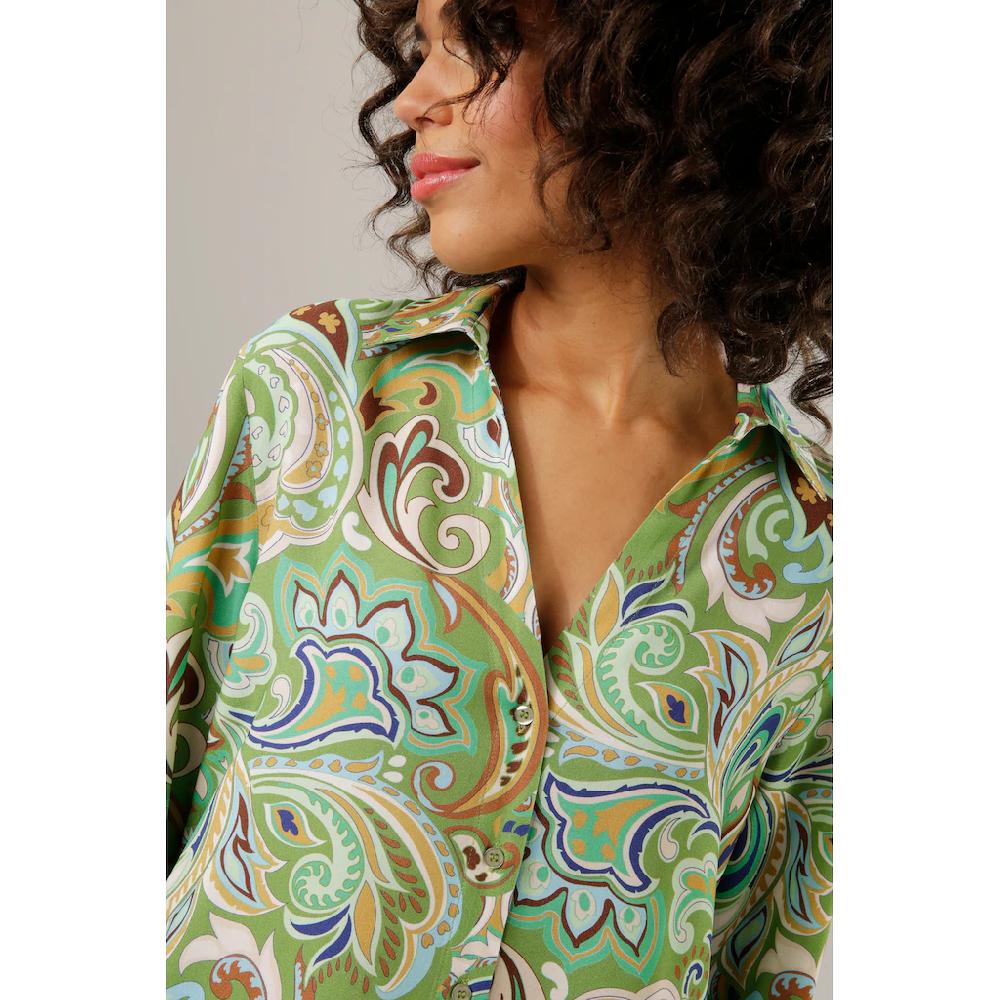 Aniston CASUAL Hemdbluse graphische Paisley-Muster - jedes Teil ein Unikat Preisnachlass