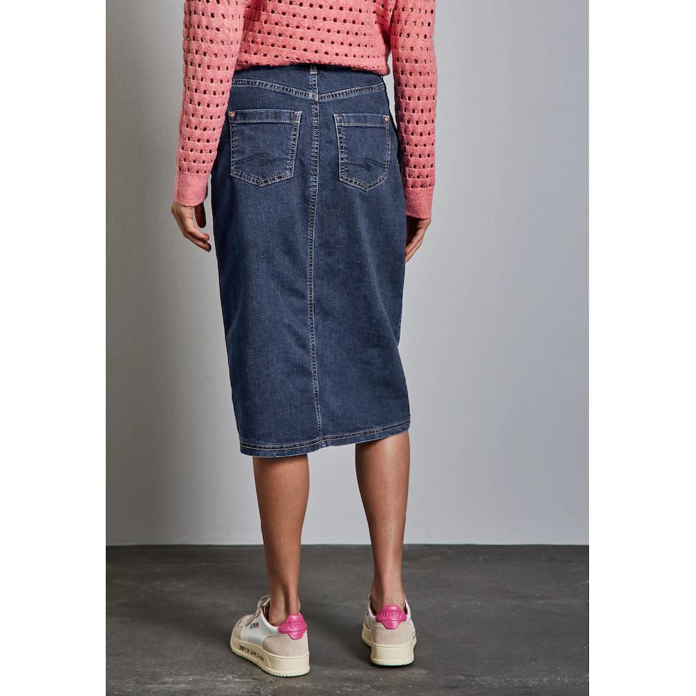 STREET ONE Jeansrock aus Baumwolle mit Stretchanteil Valentinstagsangebot