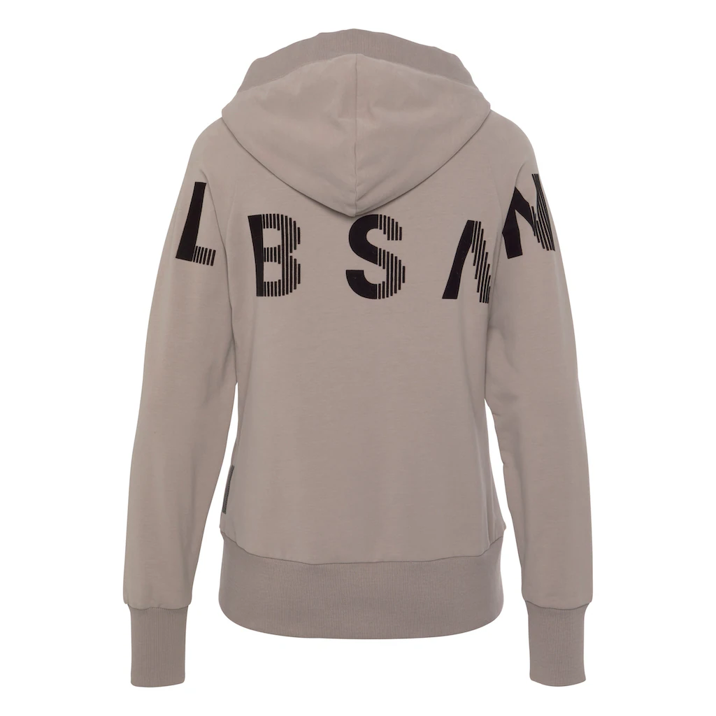 Elbsand Sweatjacke »Kekoa« mit großem Logodruck hinten bequeme Freizeitjacke mit Taschen Heißer Verkauf