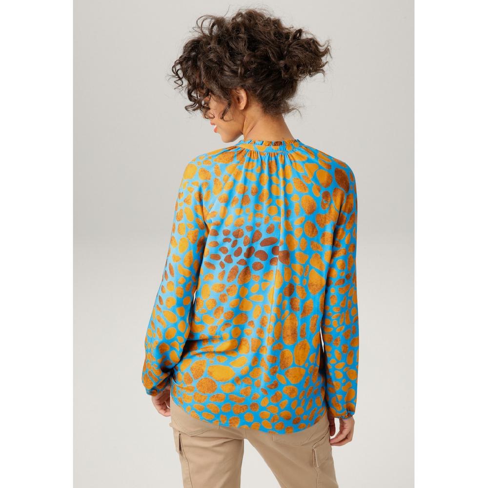Aniston CASUAL Schlupfbluse mit interessanten Alloverdruck Exklusive Angebote