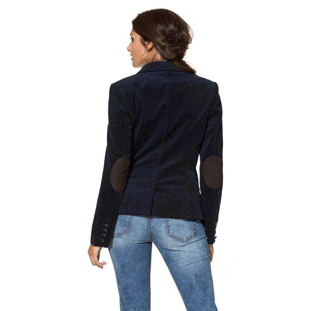 Aniston CASUAL Jackenblazer mit Stoff-Einfassungen und Ärmelpatches Blitzangebot