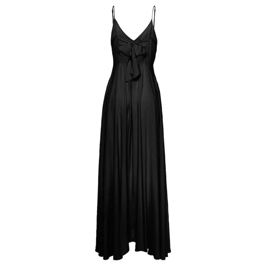 LASCANA Maxikleid aus gewebter Viskose Cut-Out am Rücken Sommerkleid Neuheiten