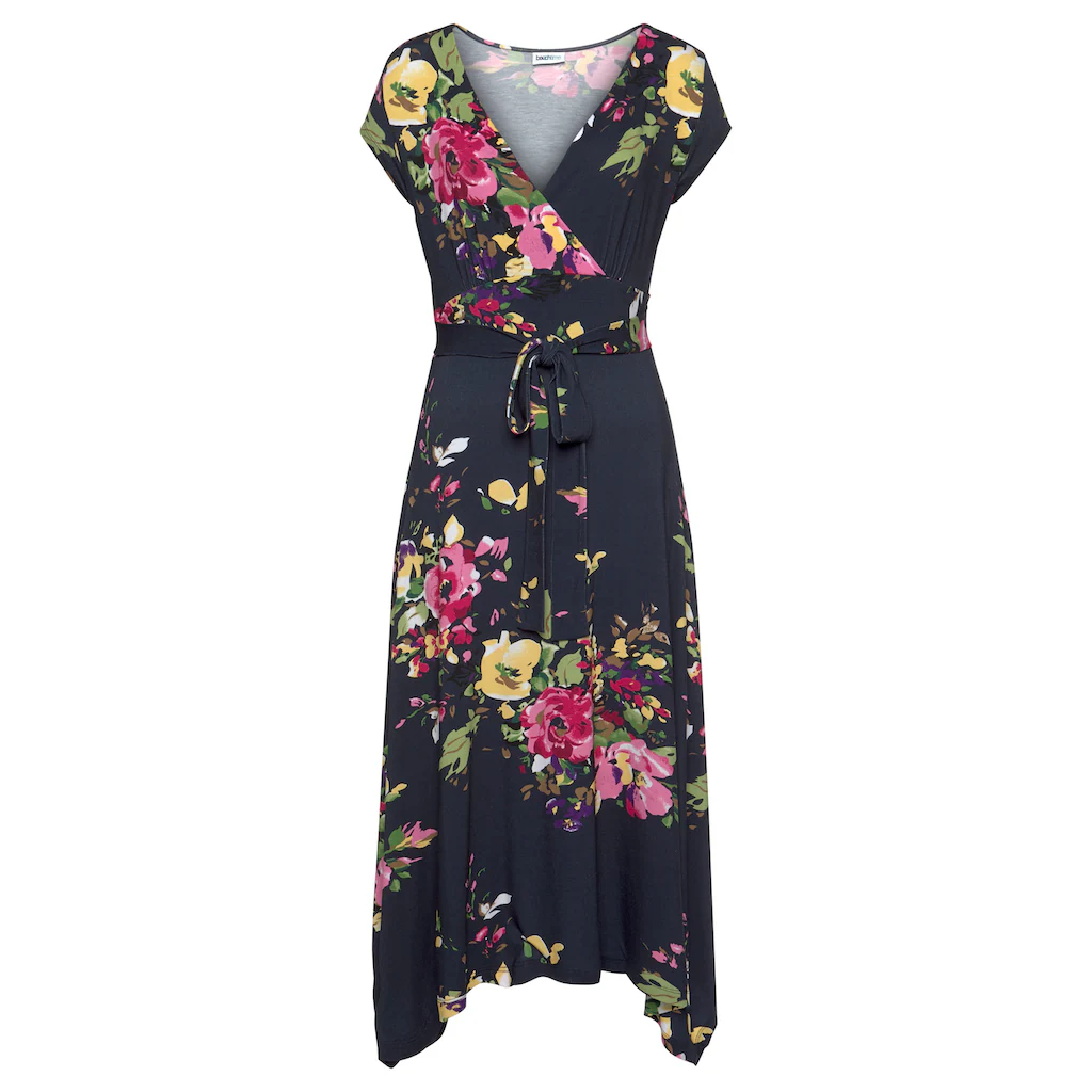 Beachtime Sommerkleid mit Zipfelsaum und Schleife in der Taille Jerseykleid Strandkleid Bestseller