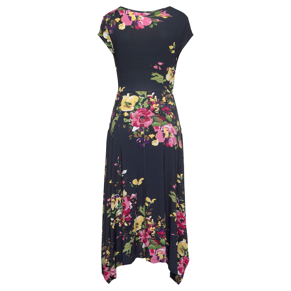 Beachtime Sommerkleid mit Zipfelsaum und Schleife in der Taille Jerseykleid Strandkleid Bestseller
