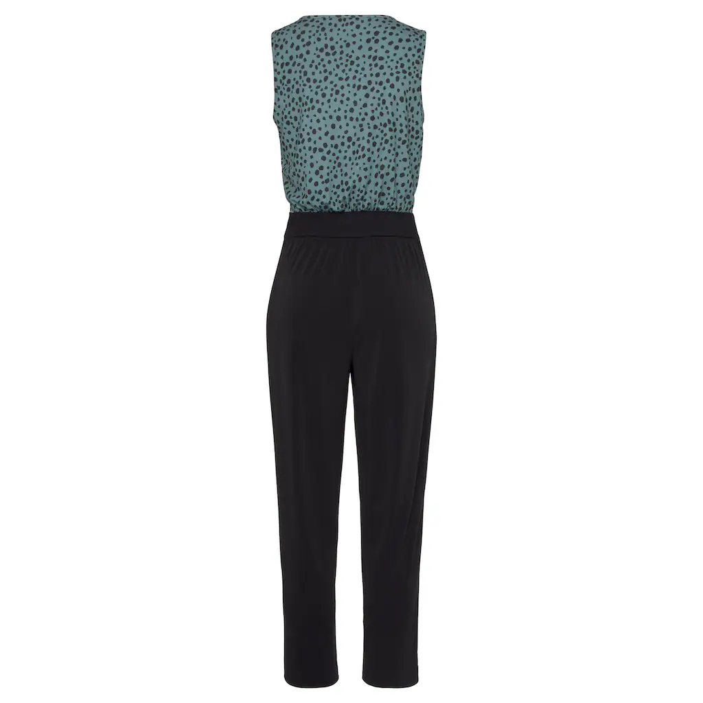 LASCANA Overall mit überlappendem Oberteil eleganter Jumpsuit Business-Look Kauf eins, bekomm eins gratis