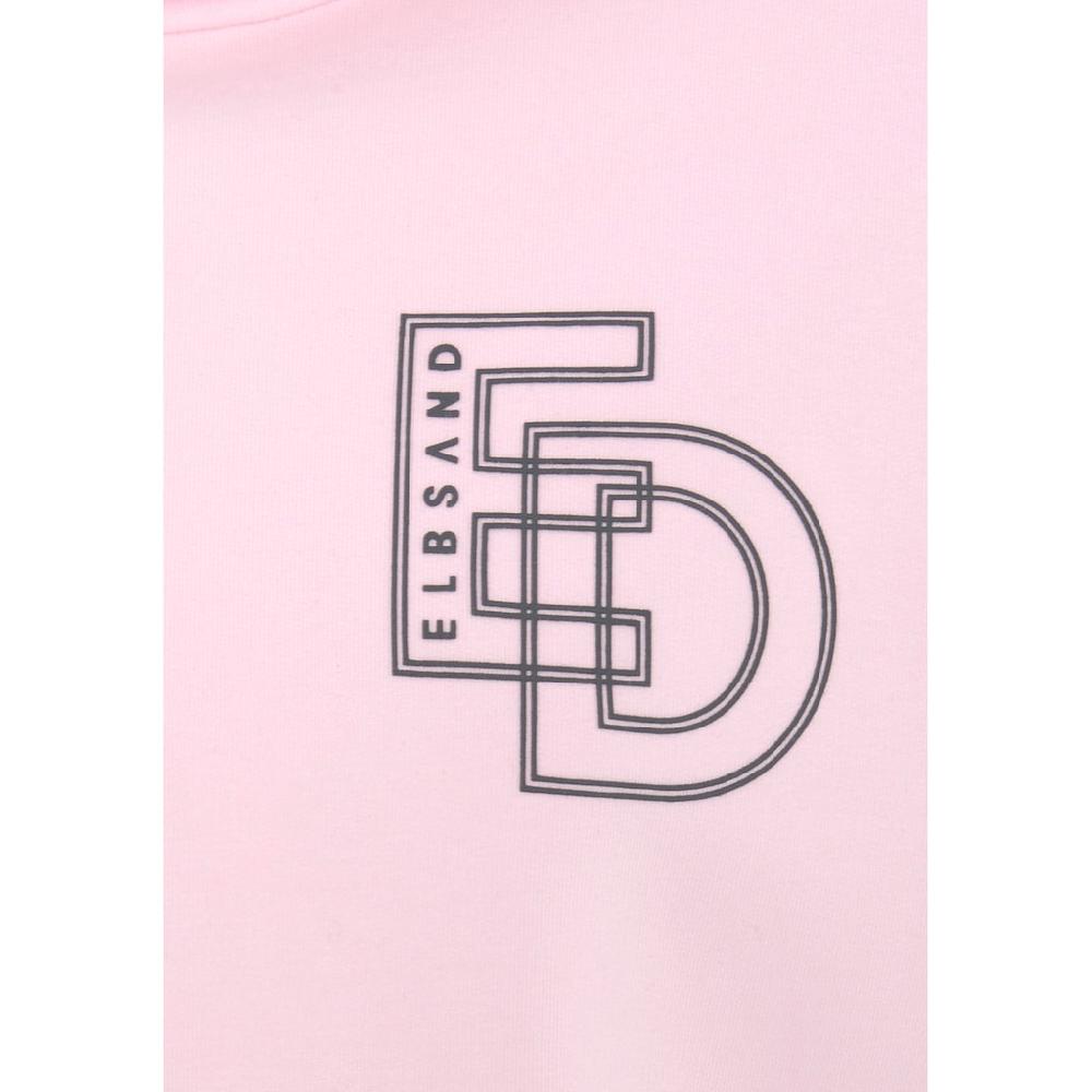 Elbsand Kapuzensweatshirt mit großem Logodruck auf dem Rücken bequemer Hoodie aus Baumwolle Wochenangebot