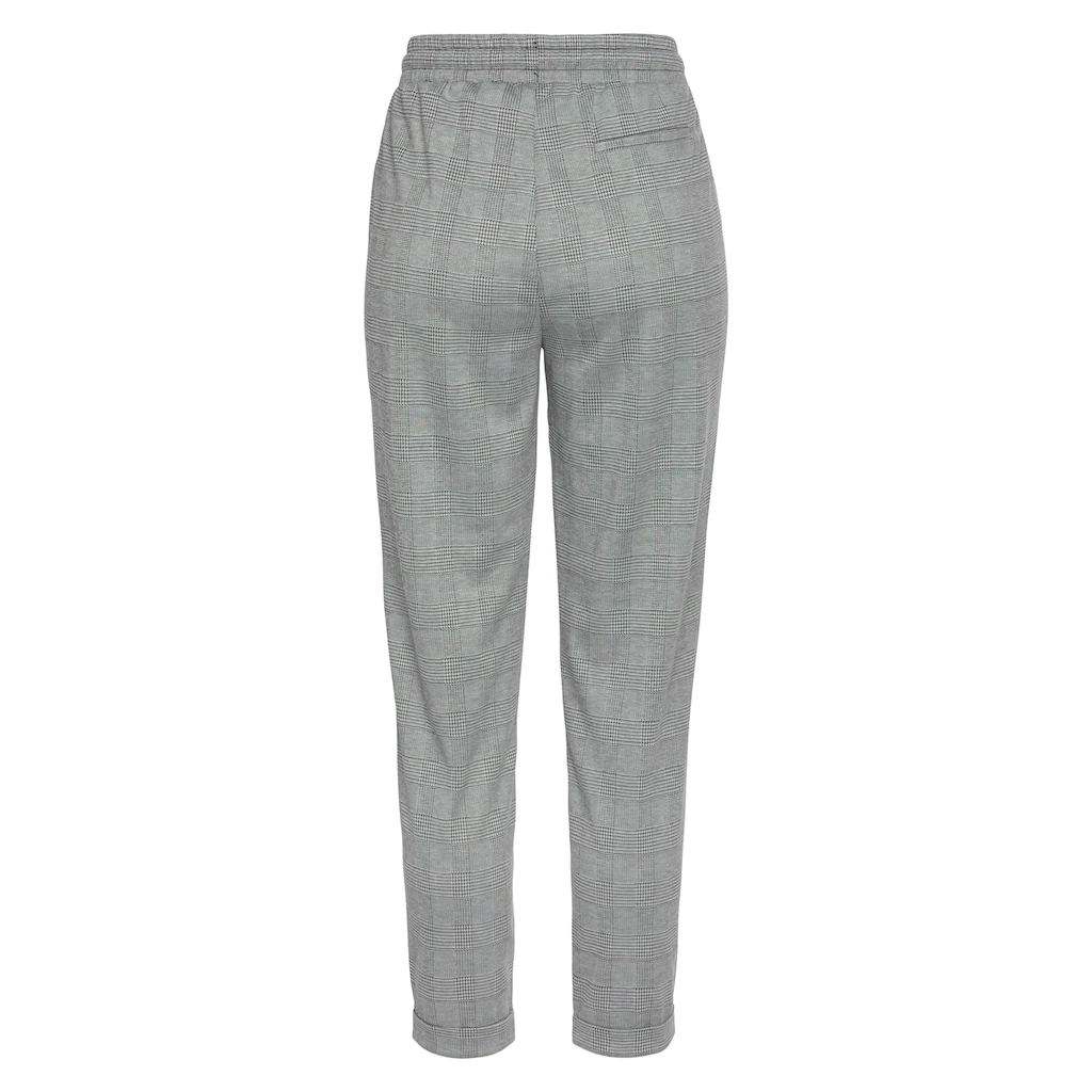 Vivance Jogger Pants mit Karomuster und seitlichen Taschen Karohose Bis zu 55% Rabatt