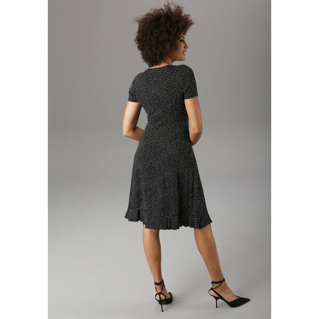 Aniston SELECTED Sommerkleid mit Volant Super Rabatt