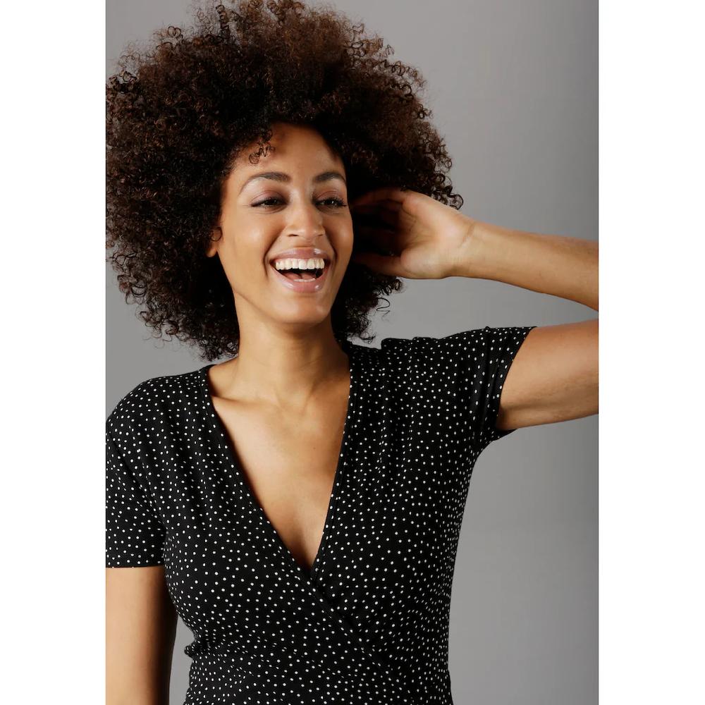Aniston SELECTED Sommerkleid mit Volant Super Rabatt
