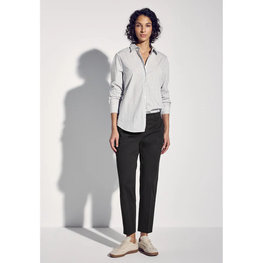 STREET ONE Chinohose mit Elastikbund Kostenloser Versand international