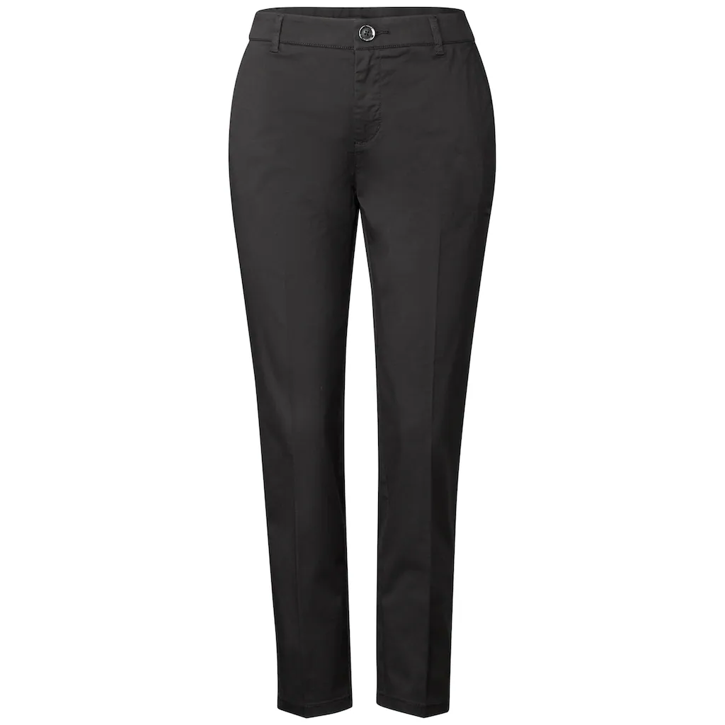 STREET ONE Chinohose mit Elastikbund Kostenloser Versand international