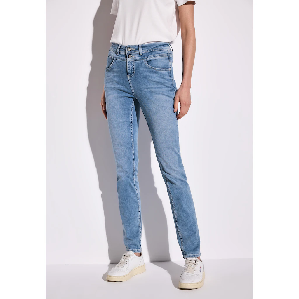 STREET ONE Comfort-fit-Jeans High Waist zollfrei