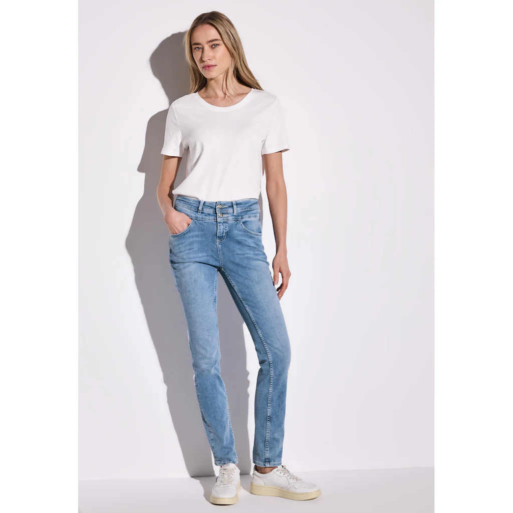 STREET ONE Comfort-fit-Jeans High Waist zollfrei