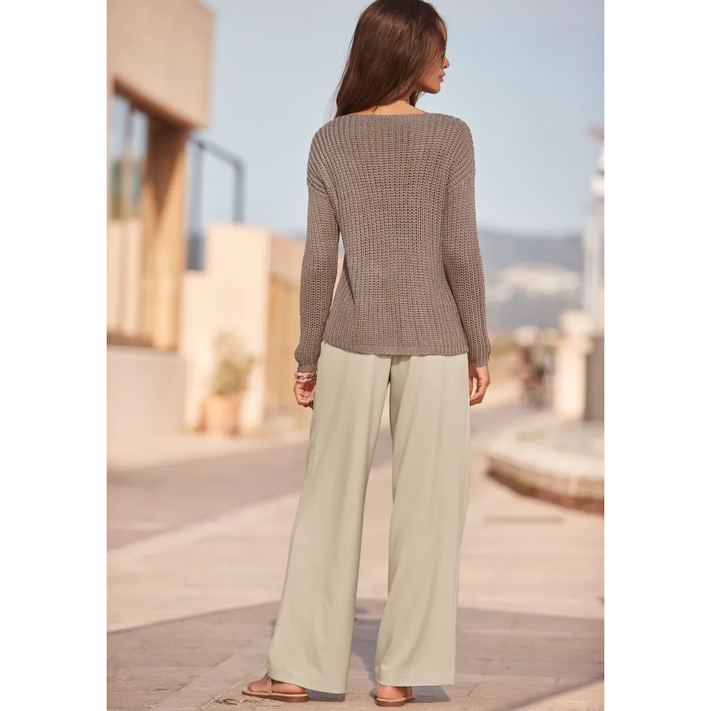 LASCANA Palazzohose im Business-Look elegante Anzughose mit Taschen Auslauf