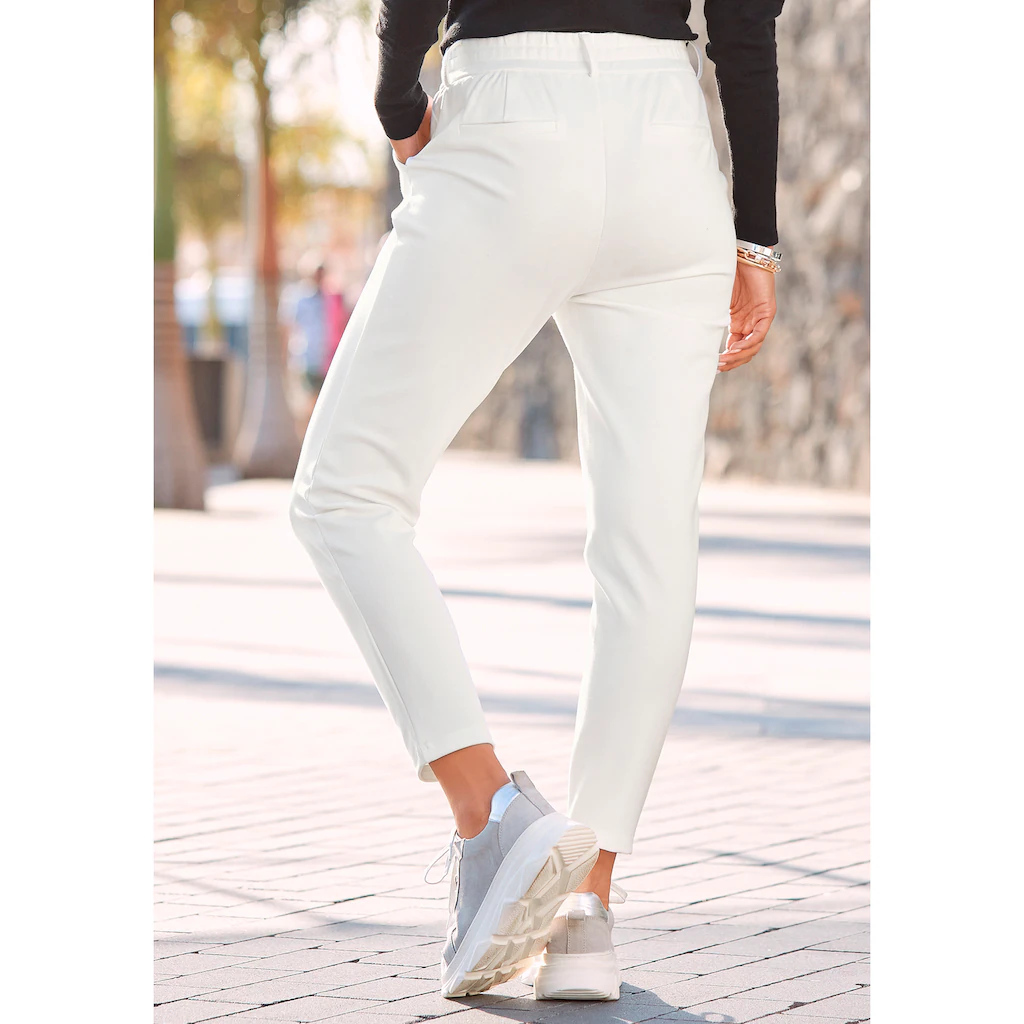 LASCANA Schlupfhose mit Taschen Jogginghose elegant-sportlich Jerseyhose im Angebot