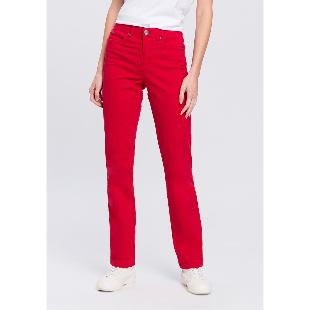 Arizona Gerade Jeans »Comfort-Fit« High Waist Versandkostenfrei