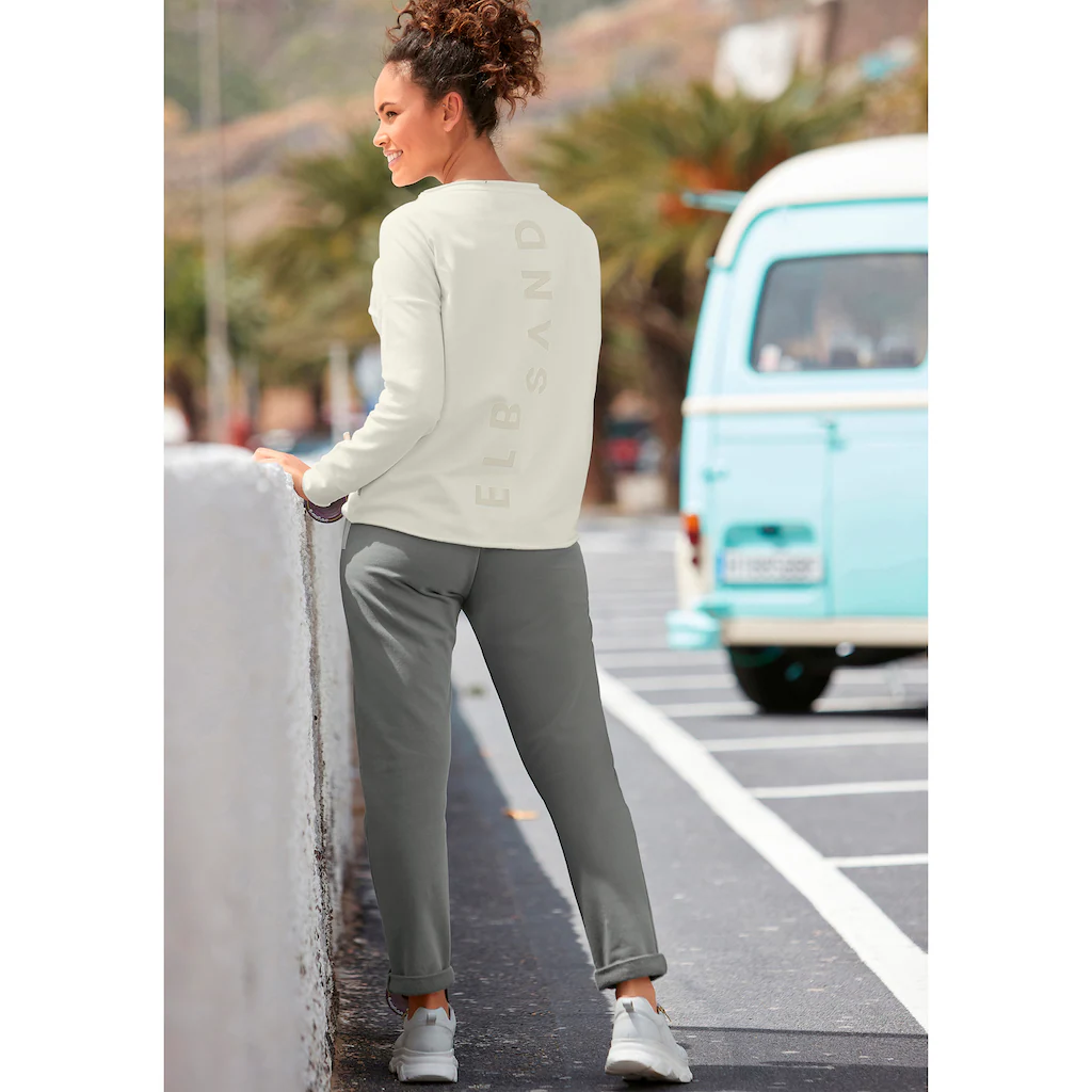 Elbsand Sweatshirt »Raina« mit Logoprint am Rücken sportlich-casual Online Shopping