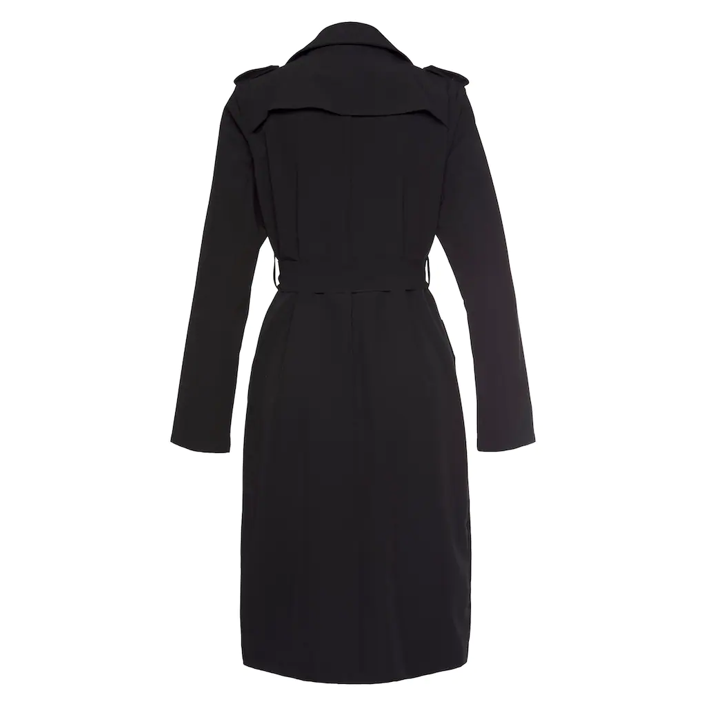 LASCANA Trenchcoat (mit Bindegürtel) zum Regulieren leichter Damenmantel ohne Futter casual-chic Exklusivangebot