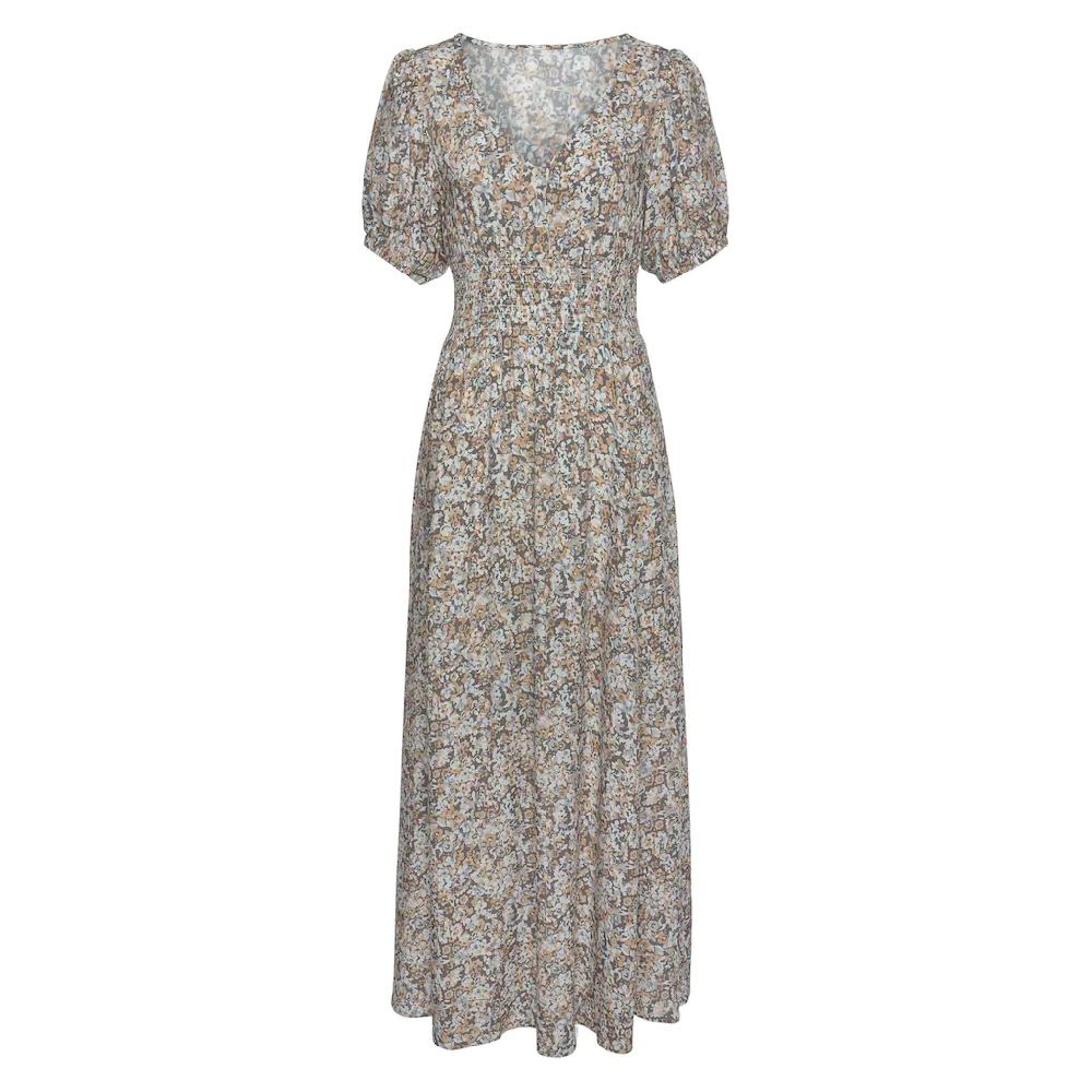 Vivance Maxikleid mit Blümchendruck und V-Ausschnitt luftiges Sommerkleid Valentinstagsangebot