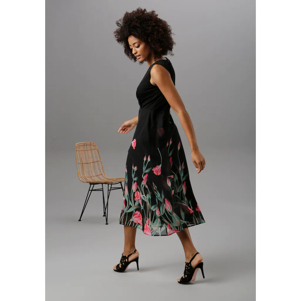 Aniston SELECTED Sommerkleid mit floralem Druck Bis zu 65% Rabatt