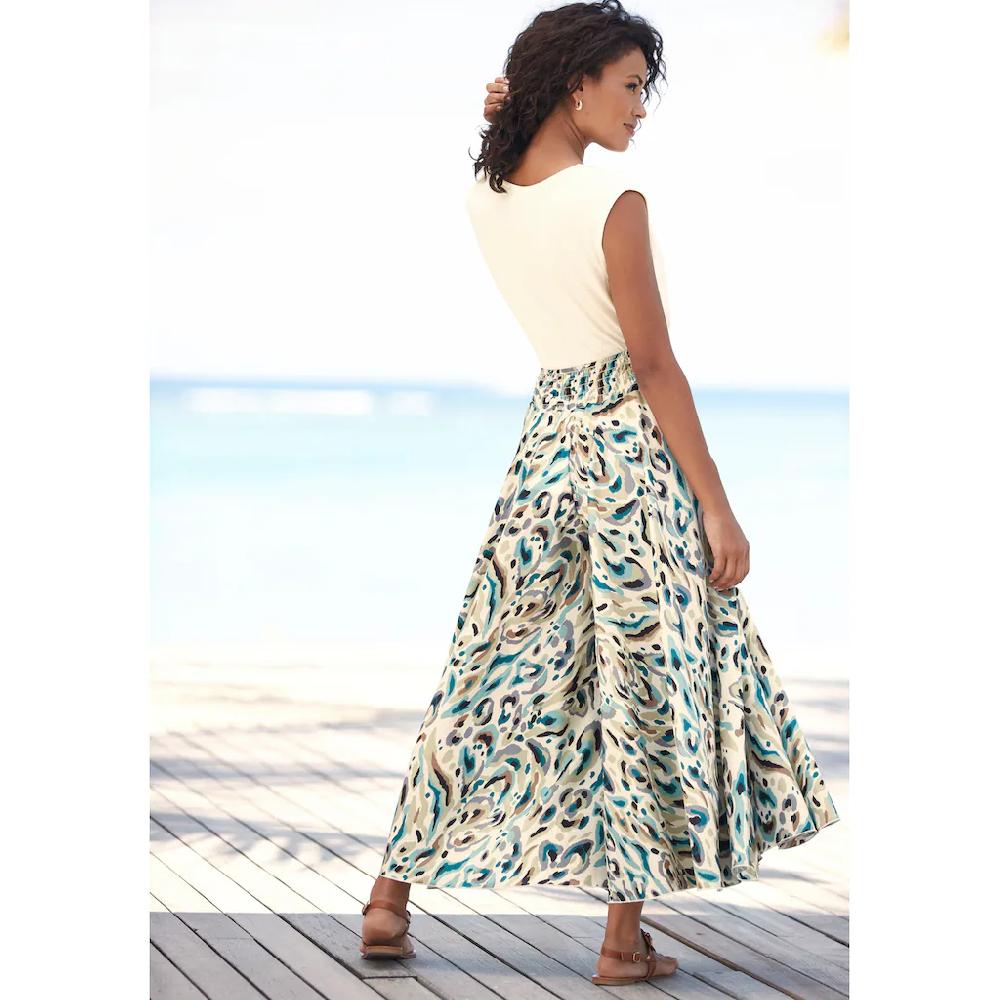 LASCANA Hosenrock mit Alloverdruck Culotte extraweites Bein Bis zu 55% Rabatt