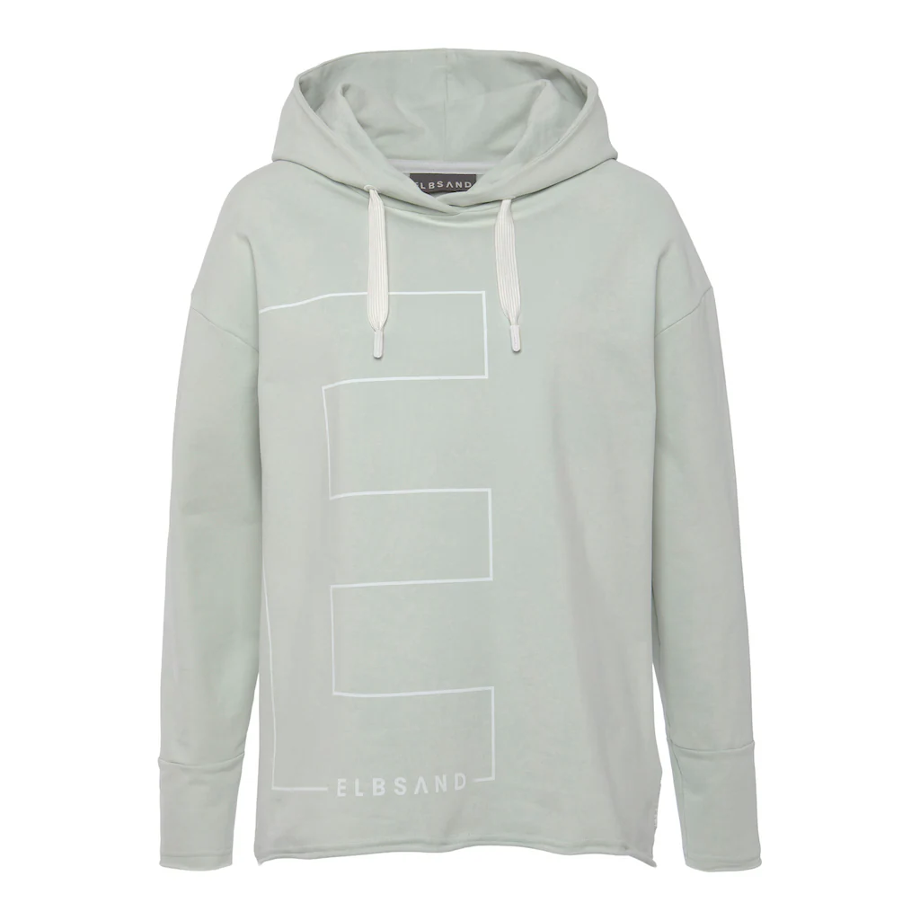 Elbsand Kapuzensweatshirt »Dea« Hoodie mit Logodruck vorne Kostenloser Versand international