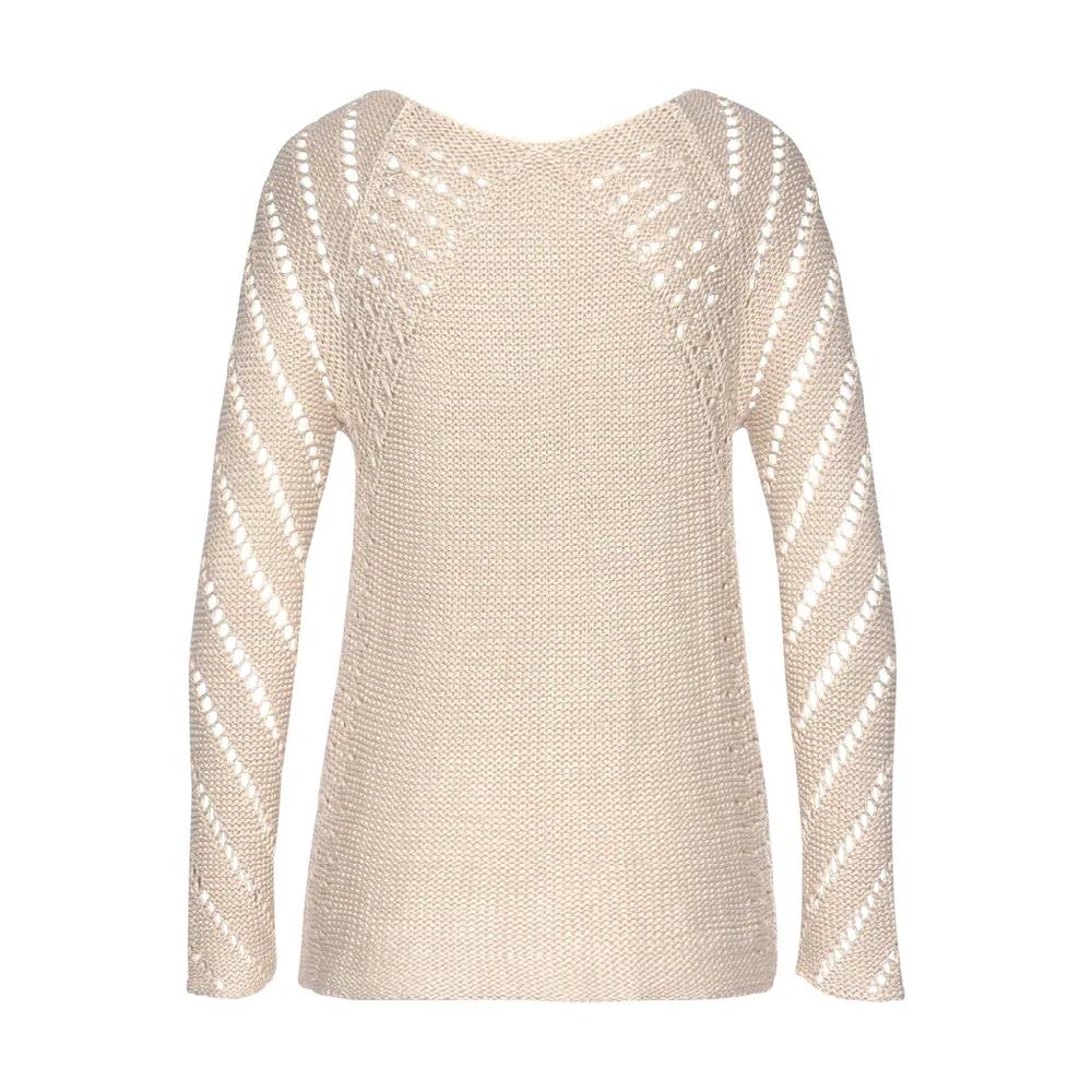 LASCANA Ajourpullover mit tollem Lochstrickmuster Strandpullover leicht transparent zollfrei