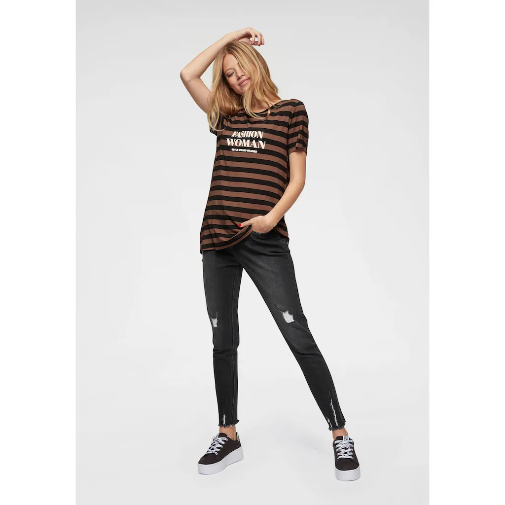 Aniston CASUAL Skinny-fit-Jeans mit Destroyed-Effekt Kostenloser Versand