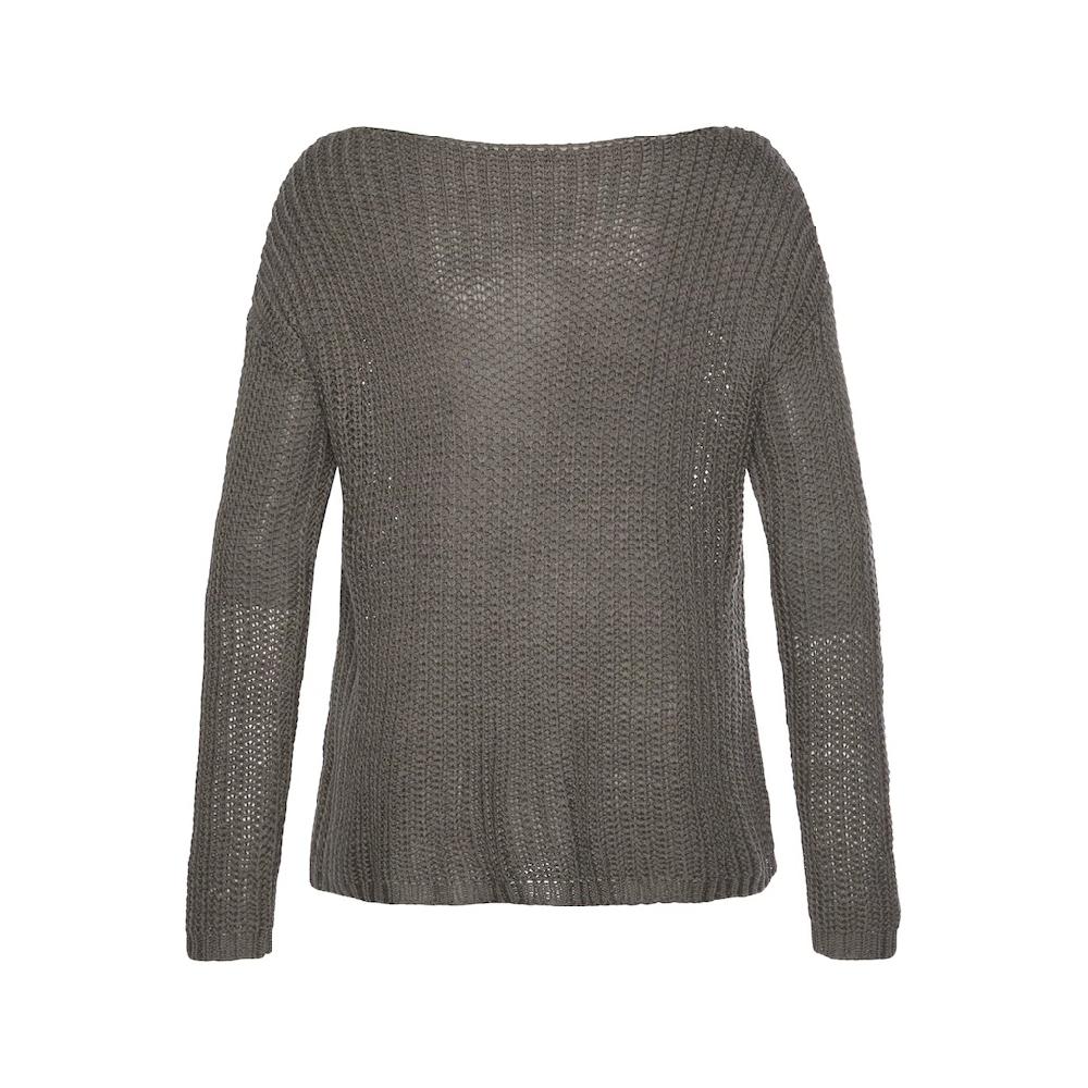 LASCANA Rundhalspullover aus weichem Grobstrick lockerer Strickpullover Damenpullover Fabrikpreis
