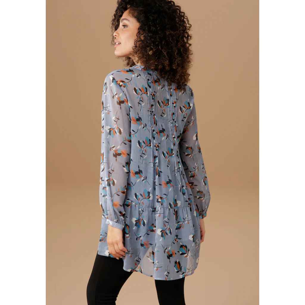 Aniston SELECTED Longbluse mit dekorativer Biesenverzierung Flash Sale