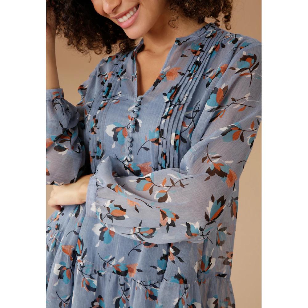 Aniston SELECTED Longbluse mit dekorativer Biesenverzierung Flash Sale