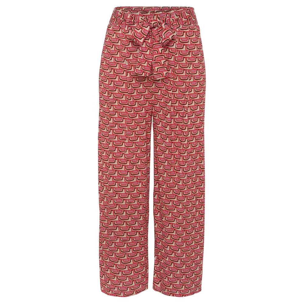Vivance Culotte (mit Bindegürtel) mit Retroprint leichte Jerseyhose Sommerhose Saisonschlussverkauf