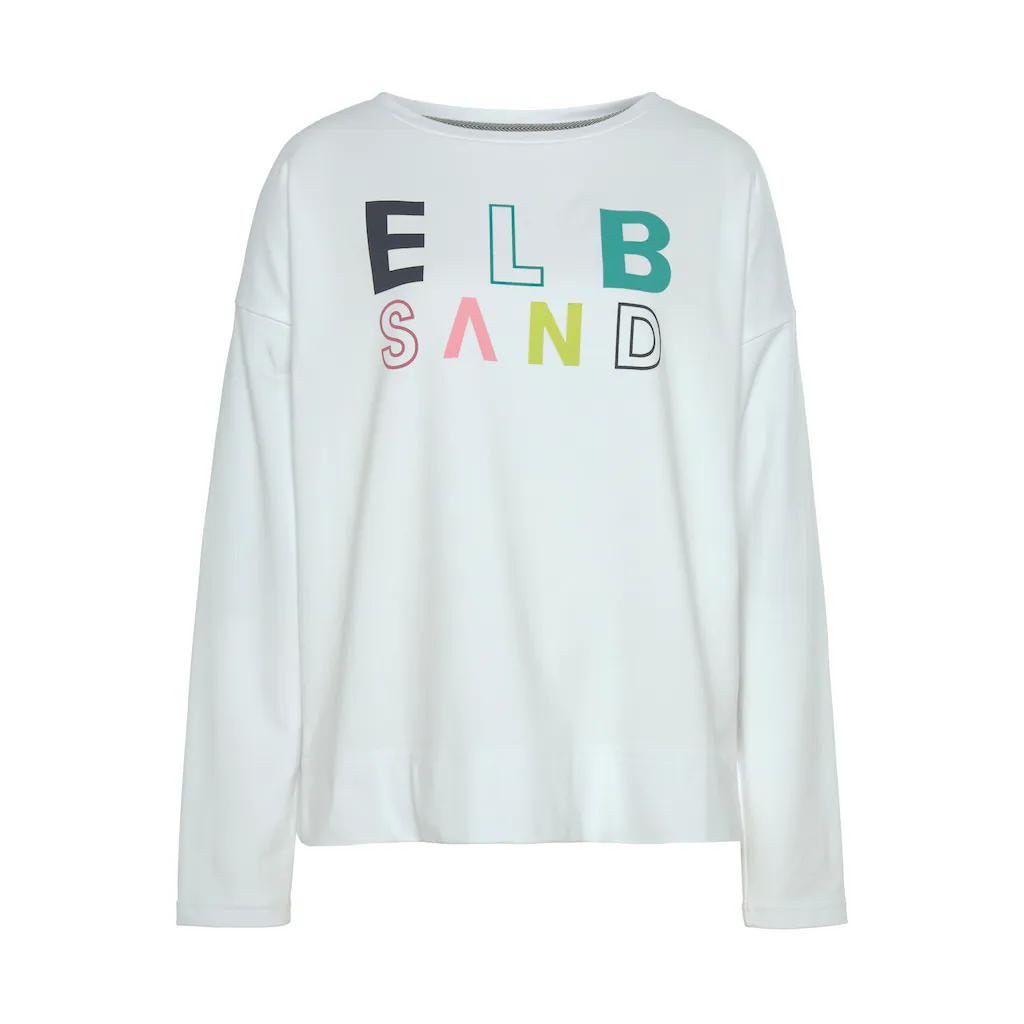 Elbsand Sweatshirt »Aliisa« mit Logodruck vorne Basic-Passform sportlich-casual Weihnachtsangebot