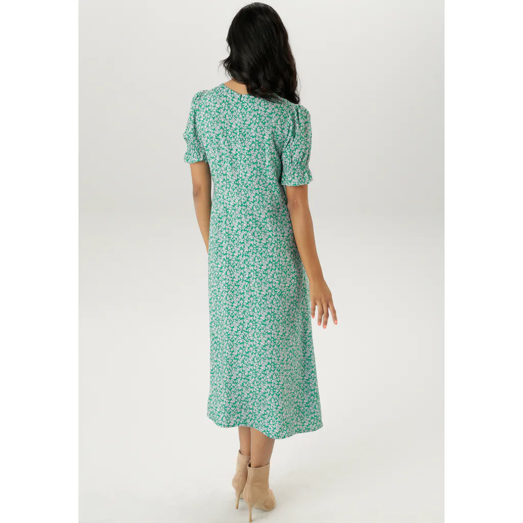 Aniston SELECTED Sommerkleid mit Blümchendruck - NEUE KOLLEKTION Valentinstagsangebot