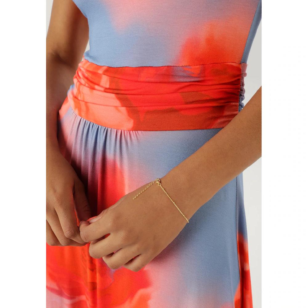 Aniston SELECTED Maxikleid mit figurbetonenden Raffungen in der Taille - NEUE KOLLEKTION Heißer Verkauf