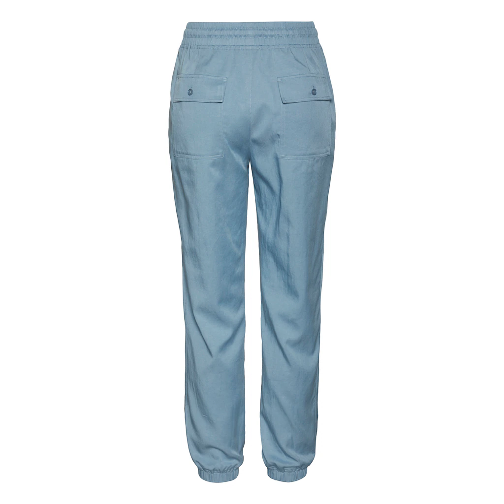 LASCANA Schlupfhose aus Webware elastische Stoffhose mit Taschen Top Angebot