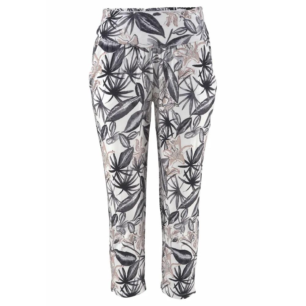 Buffalo Jerseyhose mit Alloverdruck und Taschen 7/8-Hose Stoffhose elastisch Riesige Ersparnisse