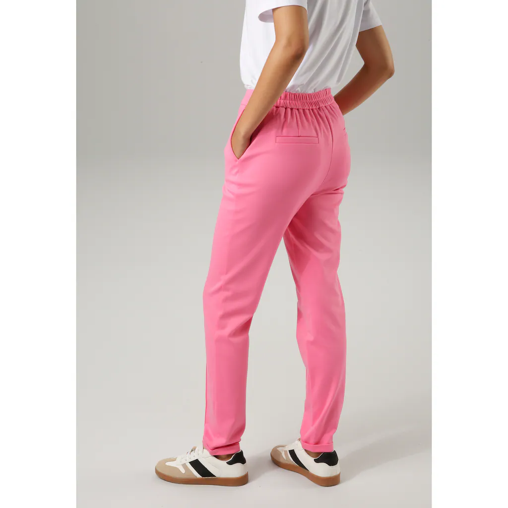Aniston CASUAL Jerseyhose mit Biesen verziert Super Sparpreis