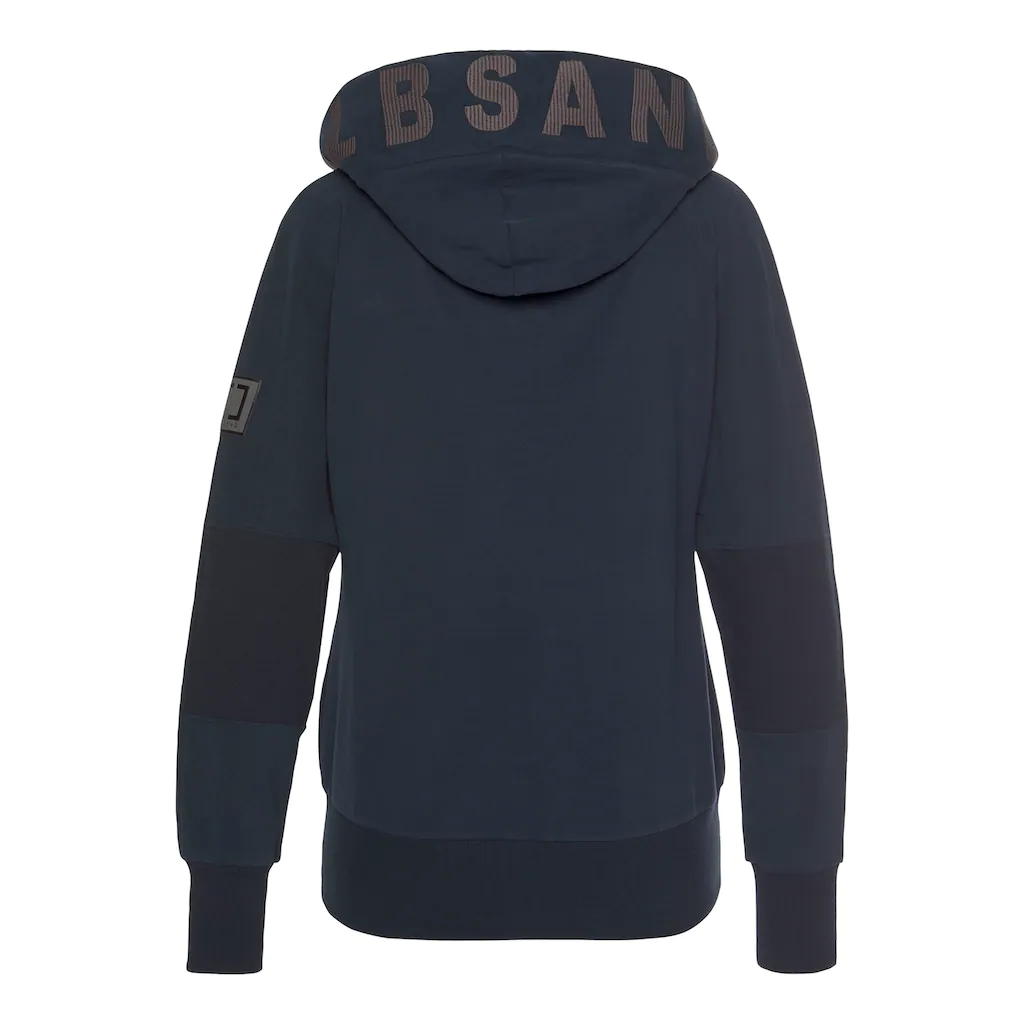 Elbsand Sweatjacke mit Logo-Stickerei an der Kapuze bequeme Freizeitjacke mit Taschen Nur für heute