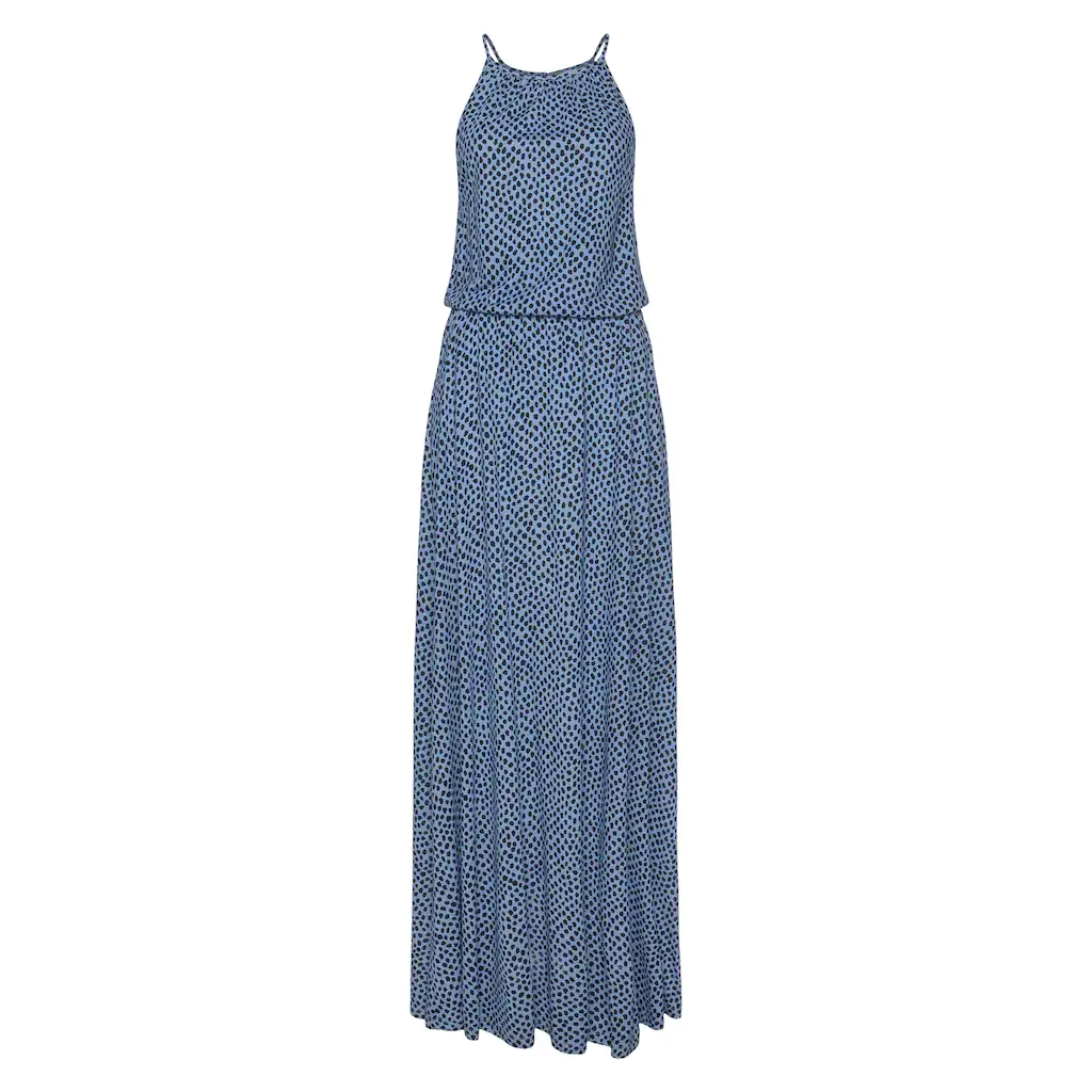 LASCANA Maxikleid mit Alloverdruck luftiges Sommerkleid Strandkleid Sonderangebot der Fabrik