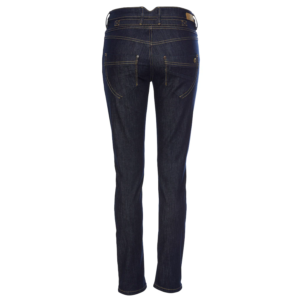 GANG Skinny-fit-Jeans »94MEDINA« mit stylischer halb offener Knopfleiste 50% Rabatt mit kostenlosem Versand