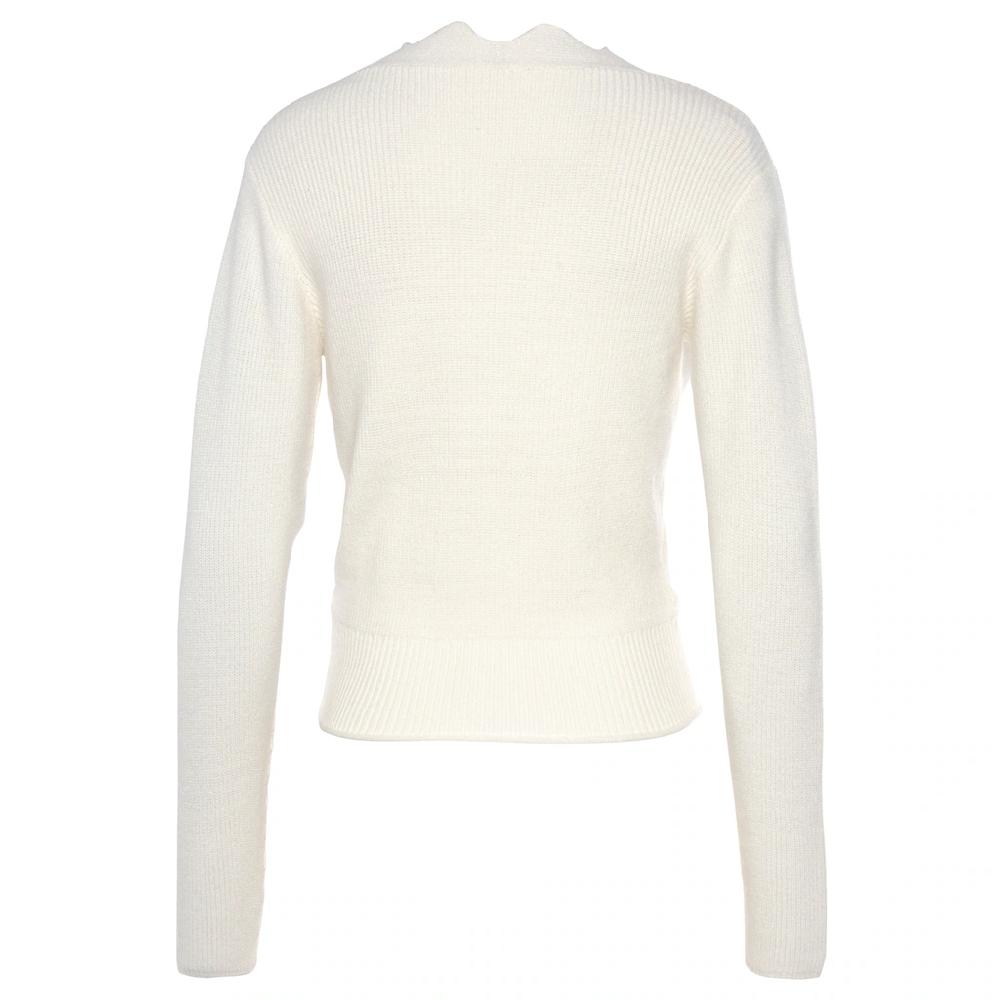 LASCANA Strickpullover mit Wellenkante modischer Damenpullover mit besonderem Ausschnitt Black Friday Preise