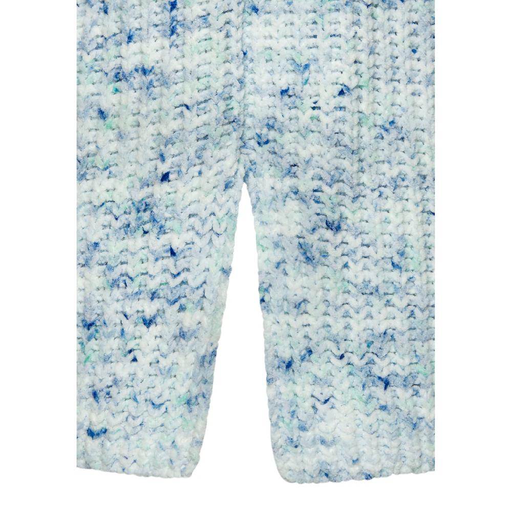 Buffalo V-Ausschnitt-Pullover aus weichem Chenille Strickpullover kuschelig weich Pastell Online